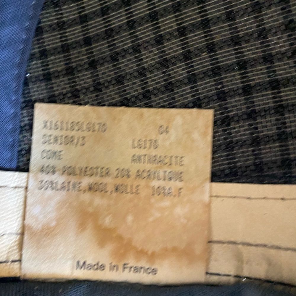 Imercork Crambes Paris France vintage 60’s wool blend gray fedora hat 54-6 5/8 - Picture 6 of 9